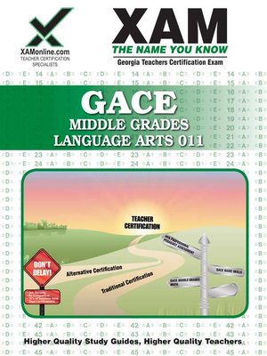 cover image of GACE Middle Grades Language Arts 011